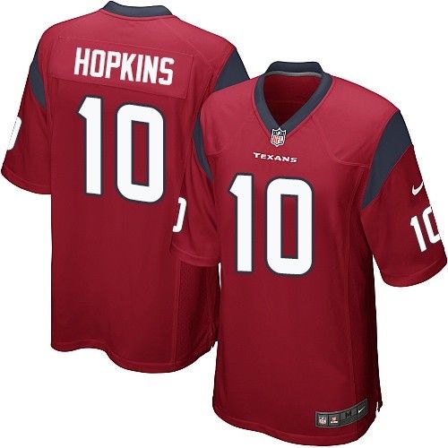 Nike Texans #10 DeAndre Hopkins Red Alternate Youth Stitched NFL Elite Jersey